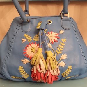 Isabella Fiore hand laced leather bag